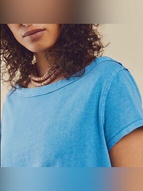 NWT We The Free Yours Truly Heathered Crop Tee